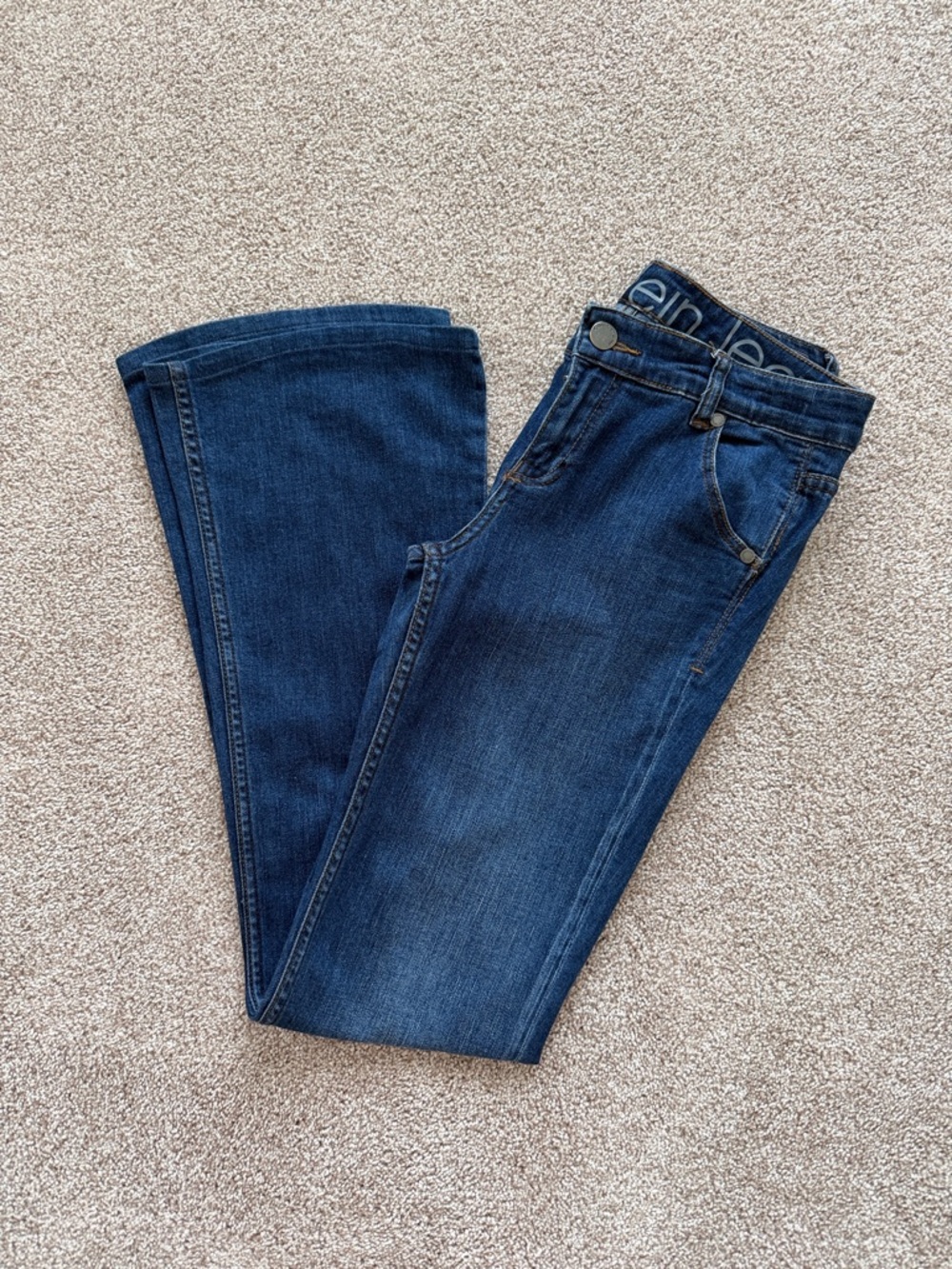 Calvin Klein Jeans Dark Indigo Flare Jeans 2/26